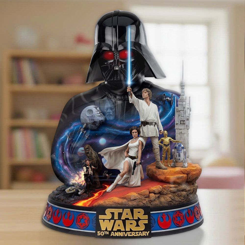 Star Wars 50th Anniversary Custom Shape Acrylic Plaque – TMTHU5452