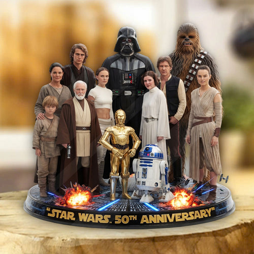 Star Wars 50th Anniversary Custom Shape Acrylic Plaque – TMTHU5920