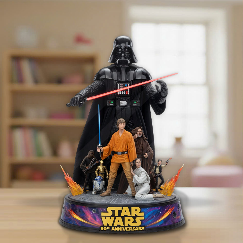 Star Wars 50th Anniversary Custom Shape Acrylic Plaque – TMTHU6168
