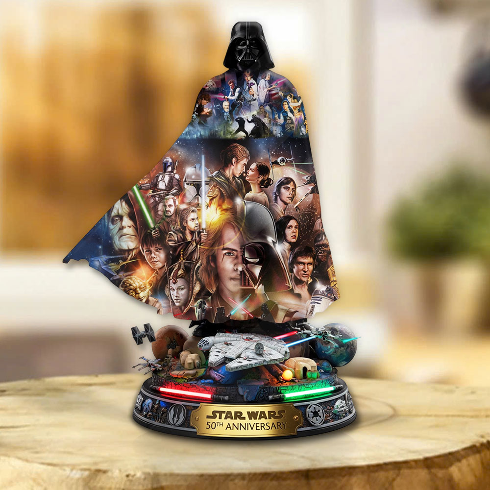 Star Wars 50th Anniversary Custom Shape Acrylic Plaque – TMTHU6302