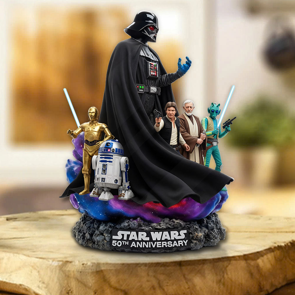 Star Wars 50th Anniversary Custom Shape Acrylic Plaque – TMTHU6318