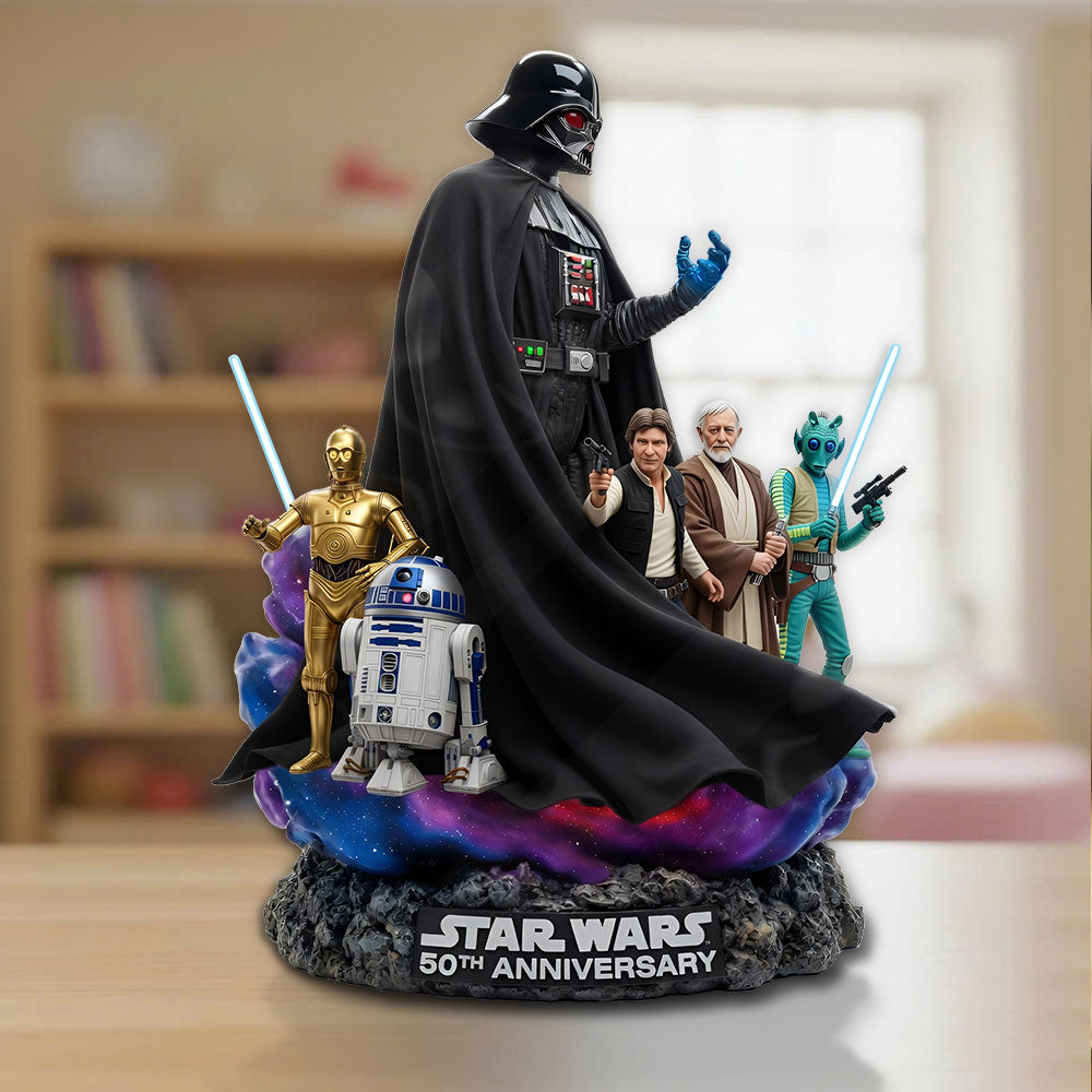 Star Wars 50th Anniversary Custom Shape Acrylic Plaque – TMTHU6318