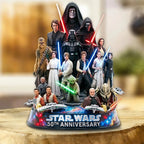 Star Wars 50th Anniversary Custom Shape Acrylic Plaque – TMTHU9208