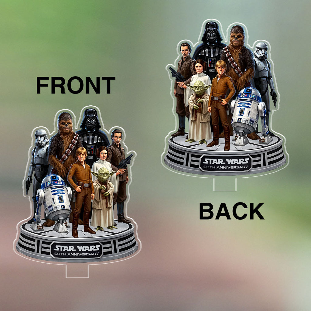 Star Wars 50th Anniversary Custom Shape Spring Acrylic Standee – HOATT17765