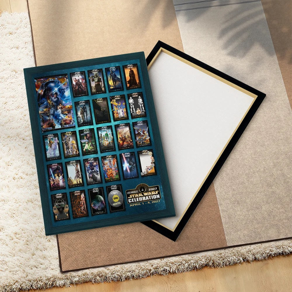 Star Wars 50th Anniversary Rectangle Canvas With Inner Frame – TMTHU9377