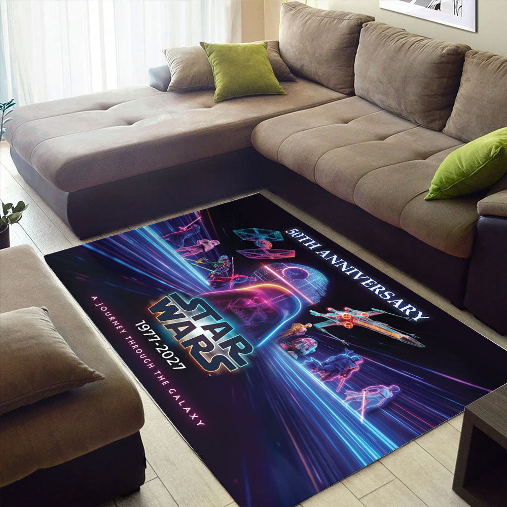 Star Wars 50th Anniversary Rectangular Rug – TMTHU7865