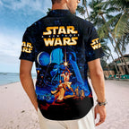 Star Wars 50th Anniversary Short Sleeve Button-Down Shirt – HOATT15498