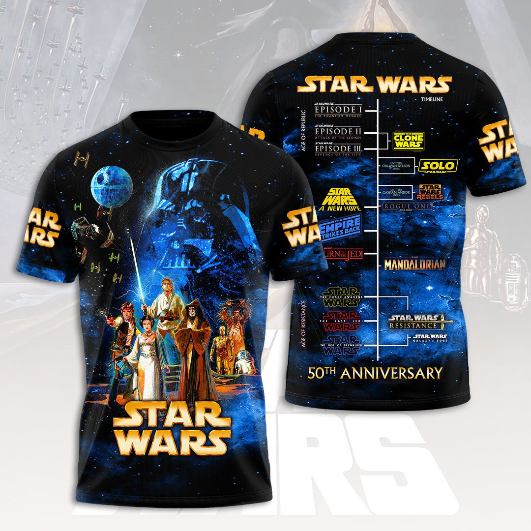 Star Wars 50th Anniversary 3D Apparel – HOATT17721