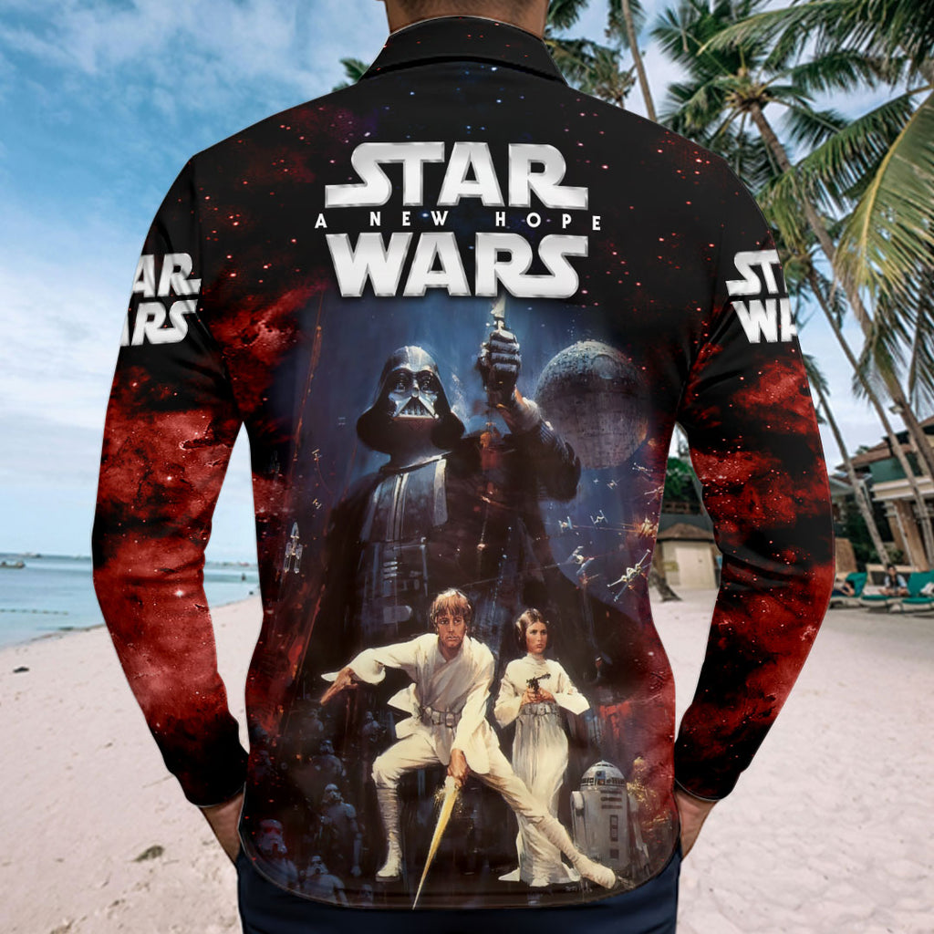 Star Wars 50th Anniversary Zip Polo Shirt – HOATT17286