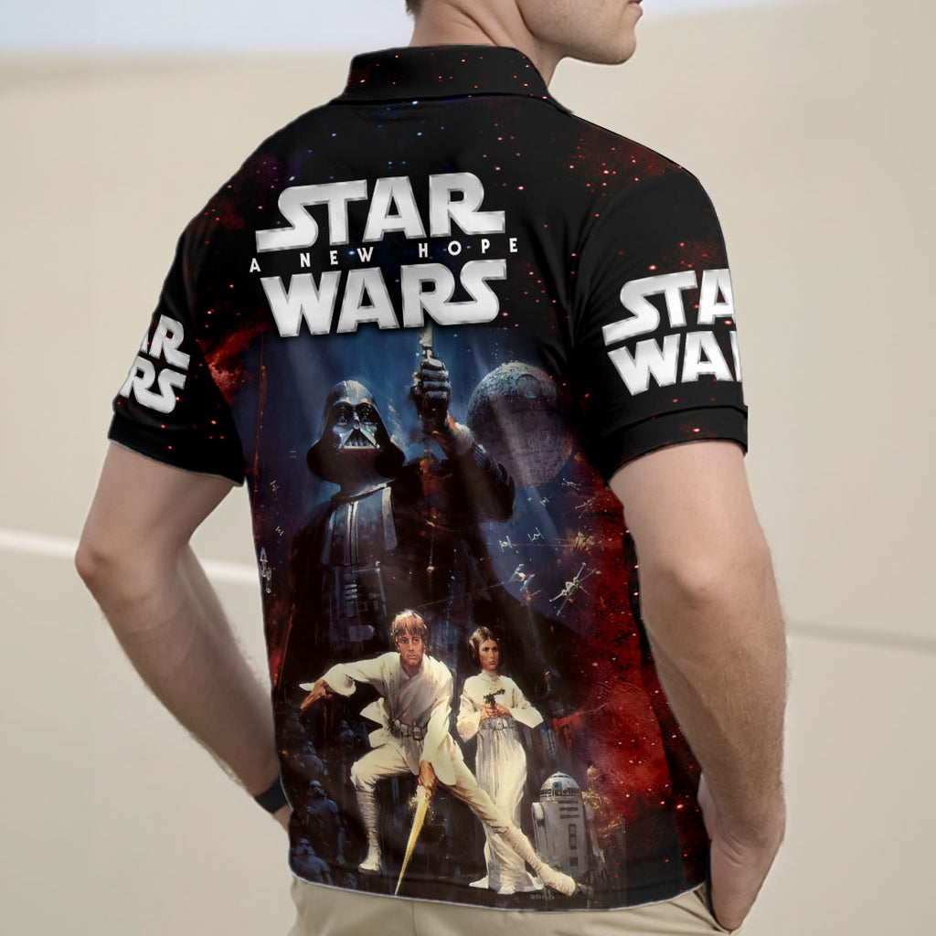 Star Wars 50th Anniversary Zip Polo Shirt – HOATT17286