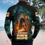 Star Wars 50th Anniversary Zip Polo Shirt – HOATT17287