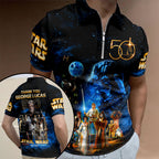 Star Wars 50th Anniversary Zip Polo Shirt – HOATT17546