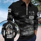Star Wars 50th Anniversary Zip Polo Shirt – HOATT17675