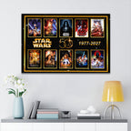 Star Wars 50th Anniversary Rectangle Canvas With Inner Frame – HOATT16454