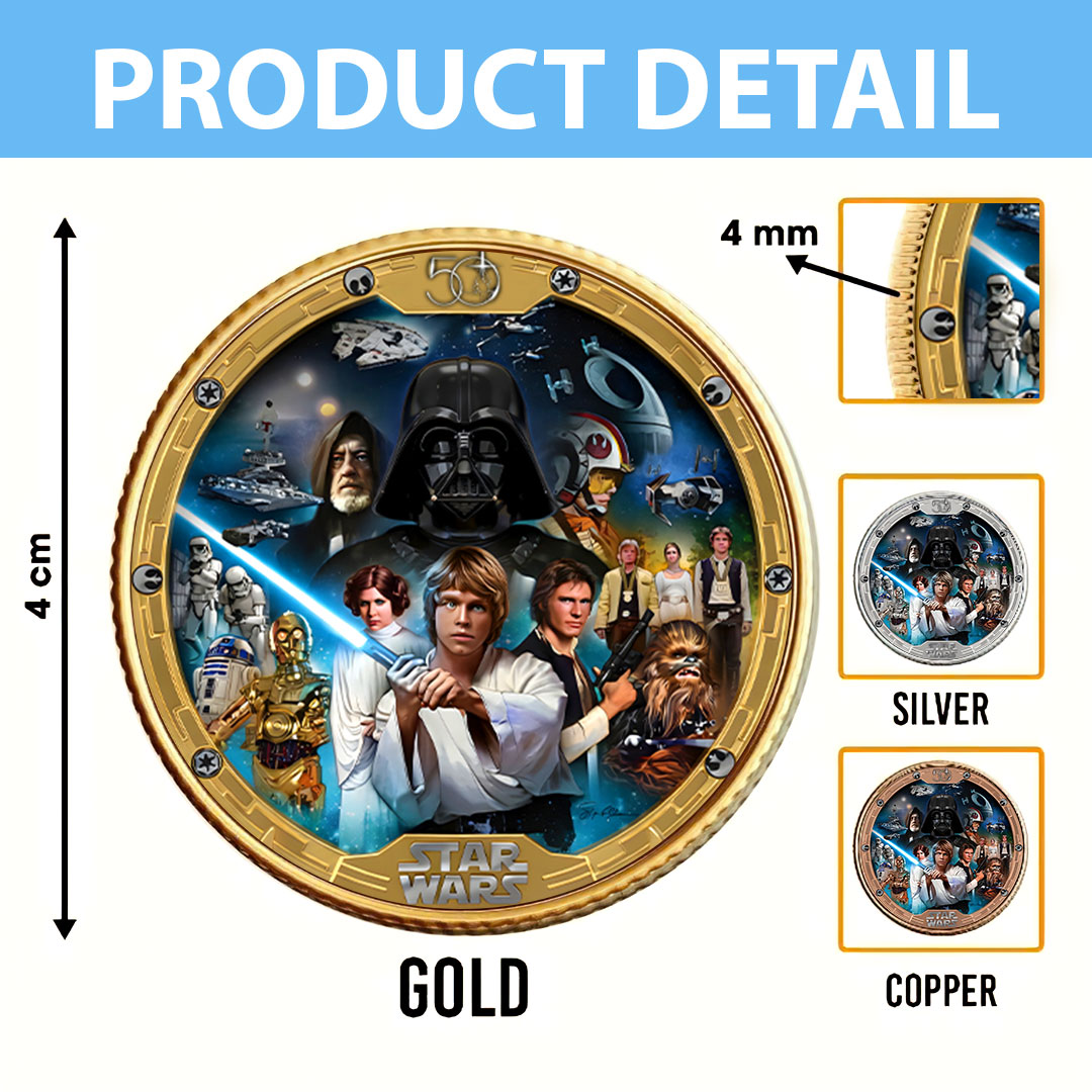 Star Wars 50th Anniversary Commemorative Coin – HOATT17092