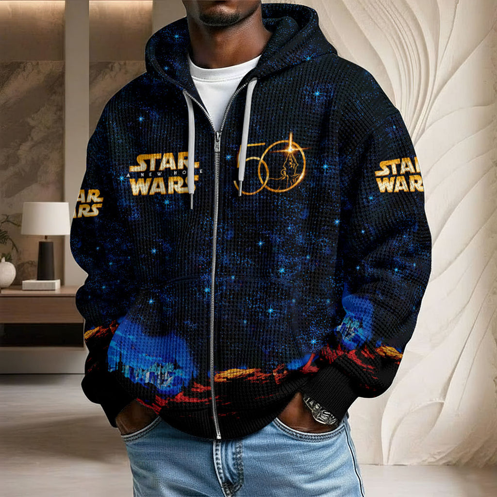 Star Wars 50th Anniversary 3D Unisex Waffle Hoodie – HOATT14952