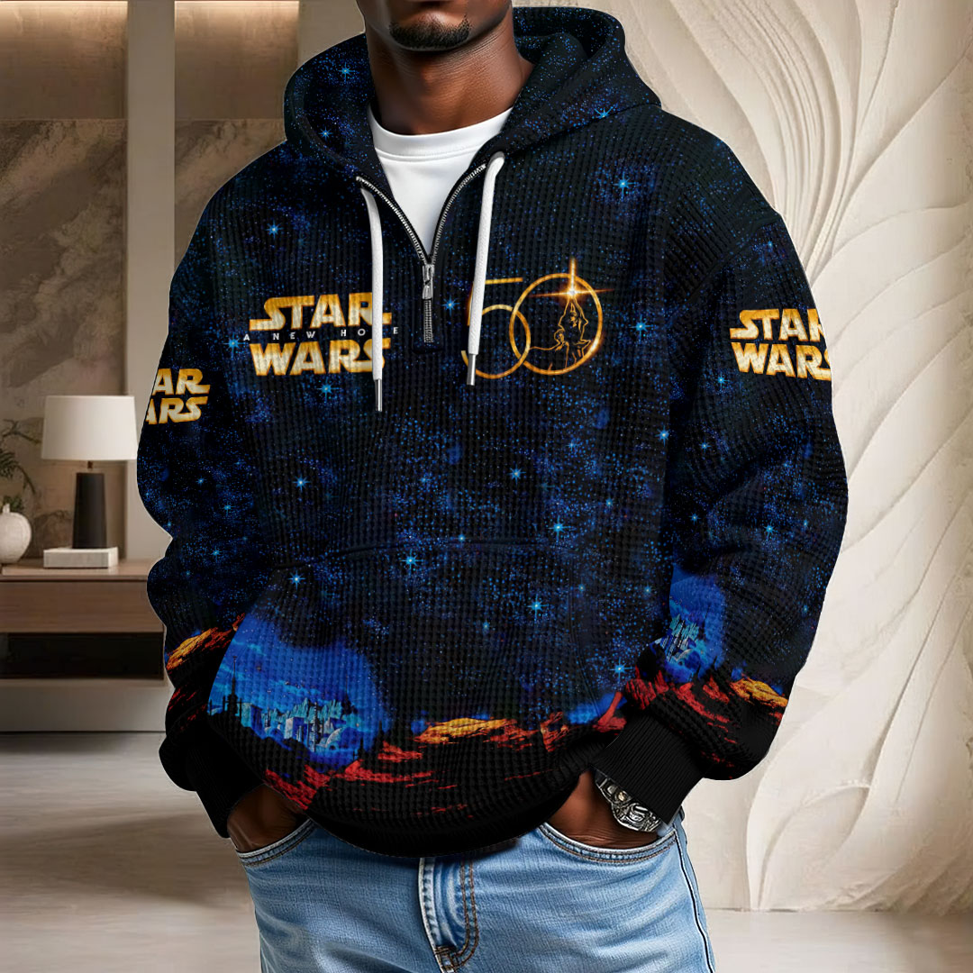 Star Wars 50th Anniversary 3D Unisex Waffle Hoodie – HOATT14952