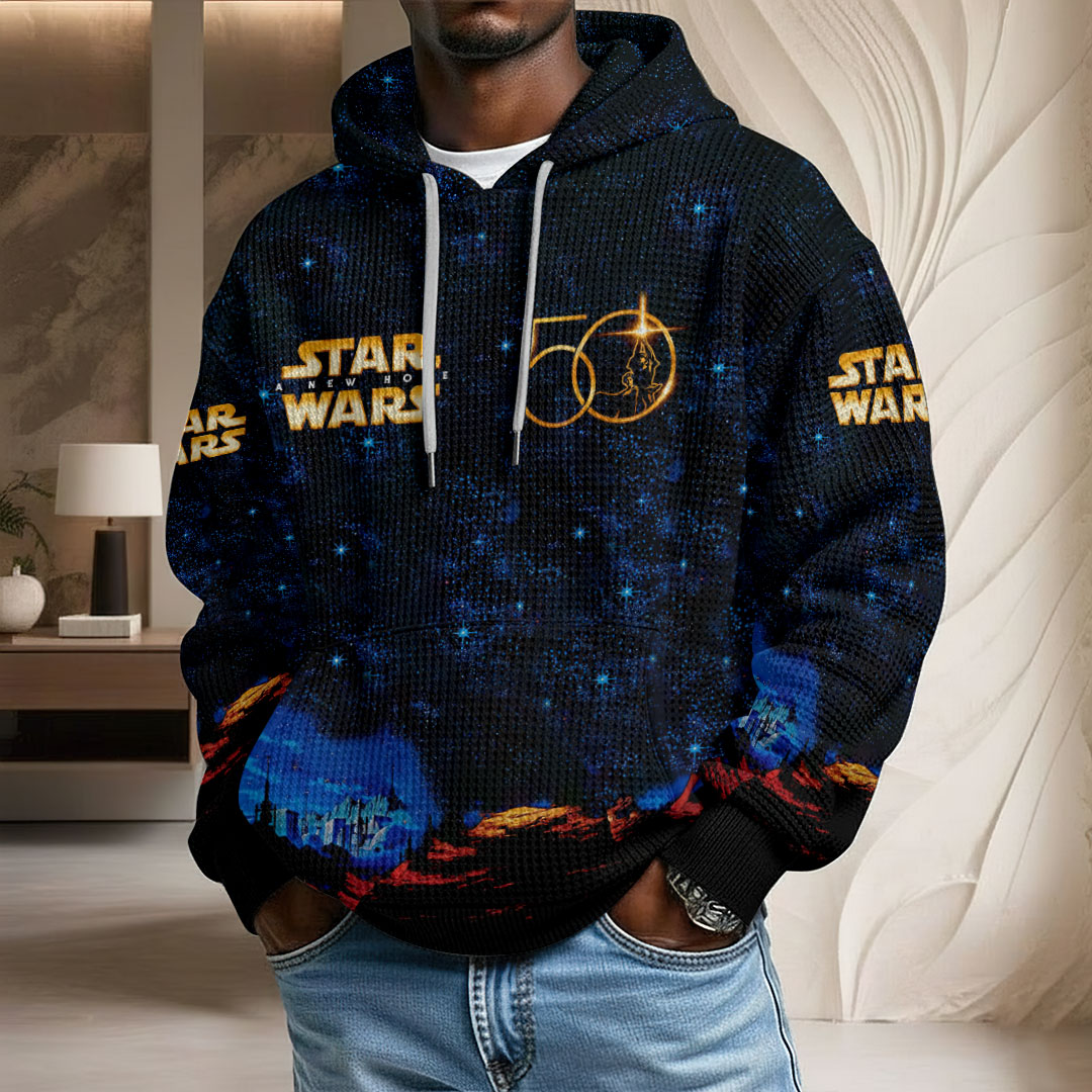Star Wars 50th Anniversary 3D Unisex Waffle Hoodie – HOATT14952