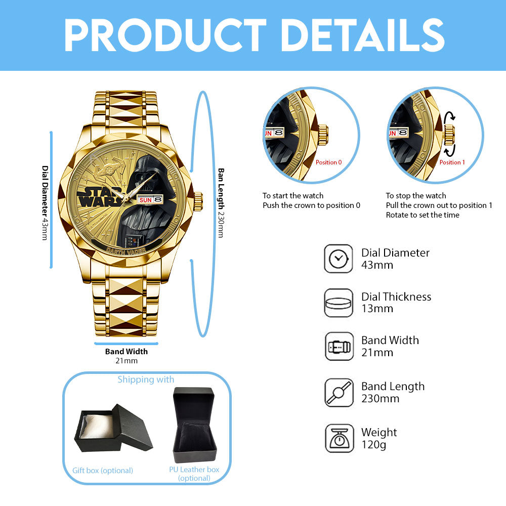Star Wars Alloy Luxury Quartz Watch – TANTN 14475