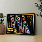 Star Wars Rectangle Canvas With Inner Frame – HOATT17144