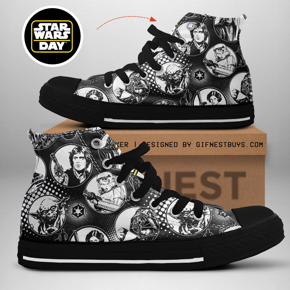 Star Wars High Top Canvas Shoes – TANTN 5903