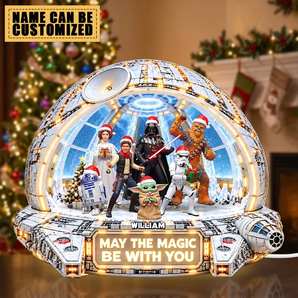 Personalized Star Wars Custom Shape Acrylic Light Box – TMTHU9703