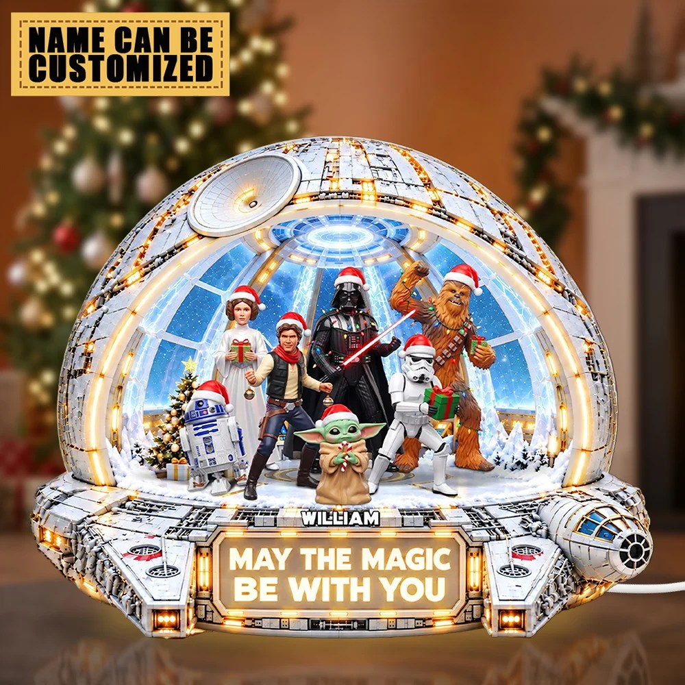 Personalized Star Wars Custom Shape Acrylic Light Box – TMTHU9703
