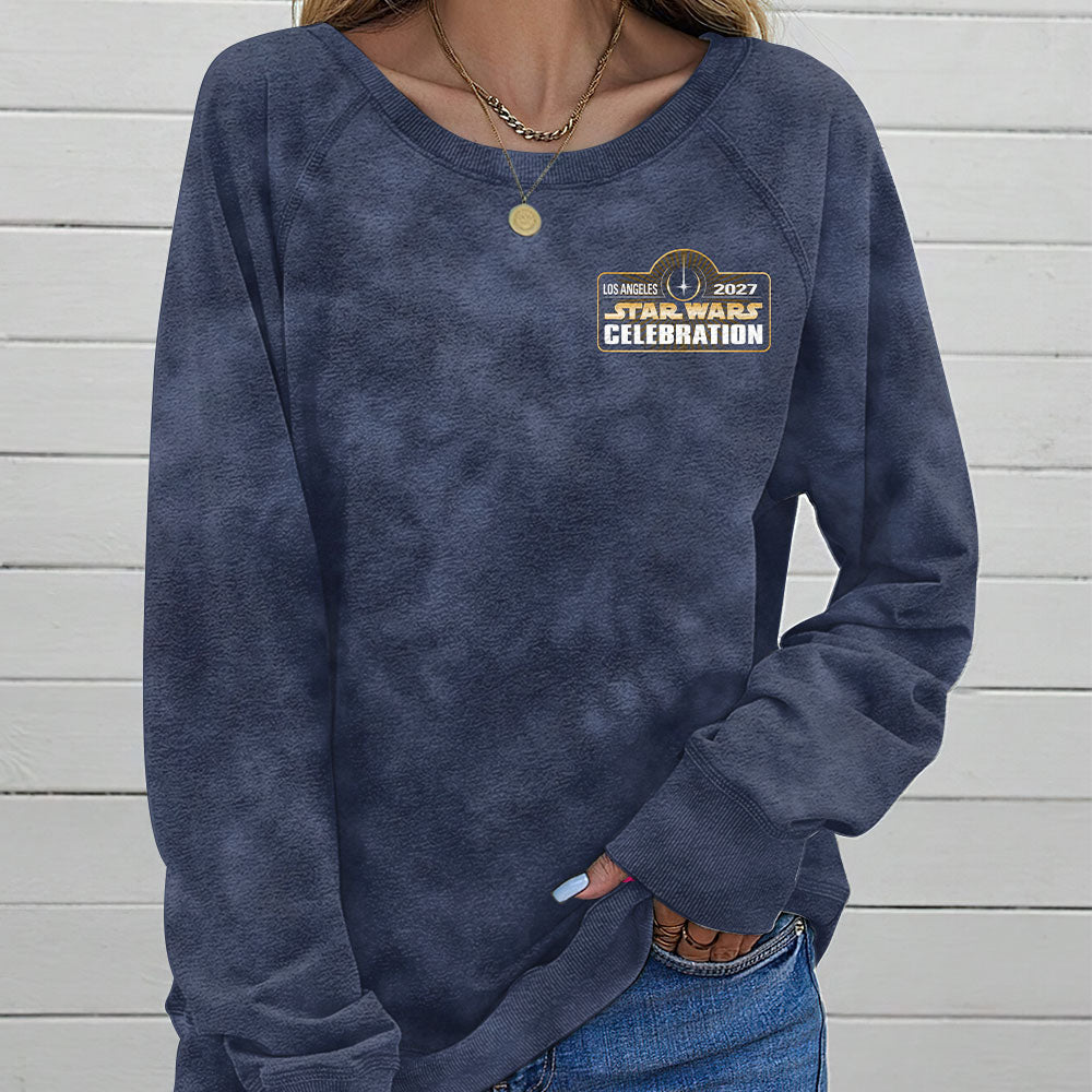 Star Wars Los Angeles 2027 Round Neck Raglan Sleeve Sweatshirt – TANTN22636