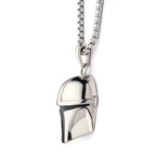 Star Wars Mandalorian Helmet Pendant Necklace – MAITMDROP143