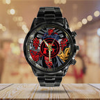 Star Wars: Maul Shadow Lord Black Stainless Steel Watch – TANTN22669