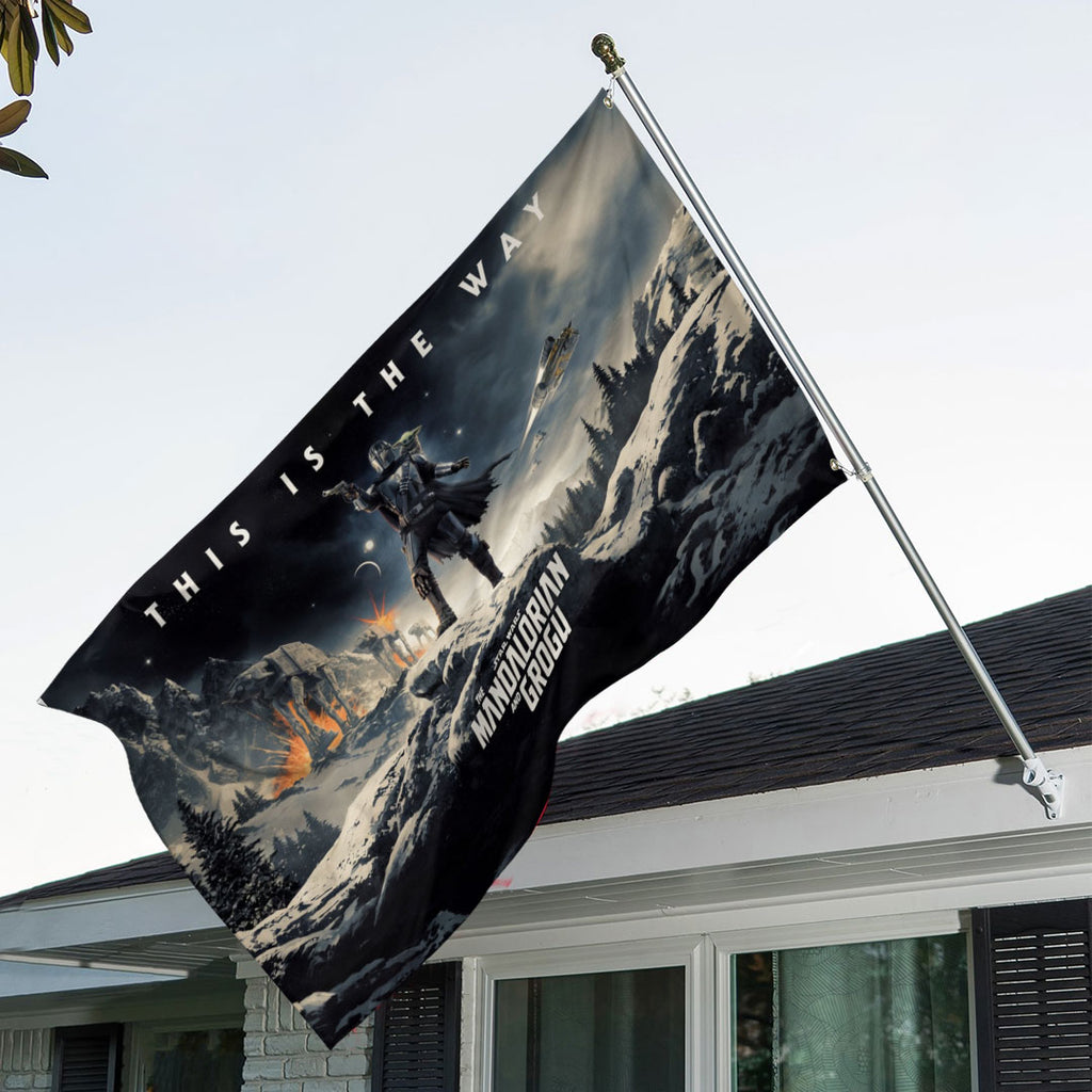 Star Wars: The Mandalorian and Grogu 3D Double-side House Flag – TANTN22902