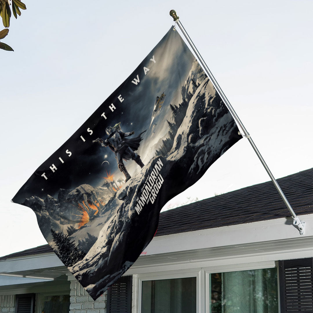 Star Wars: The Mandalorian and Grogu 3D Double-side House Flag – TANTN22902