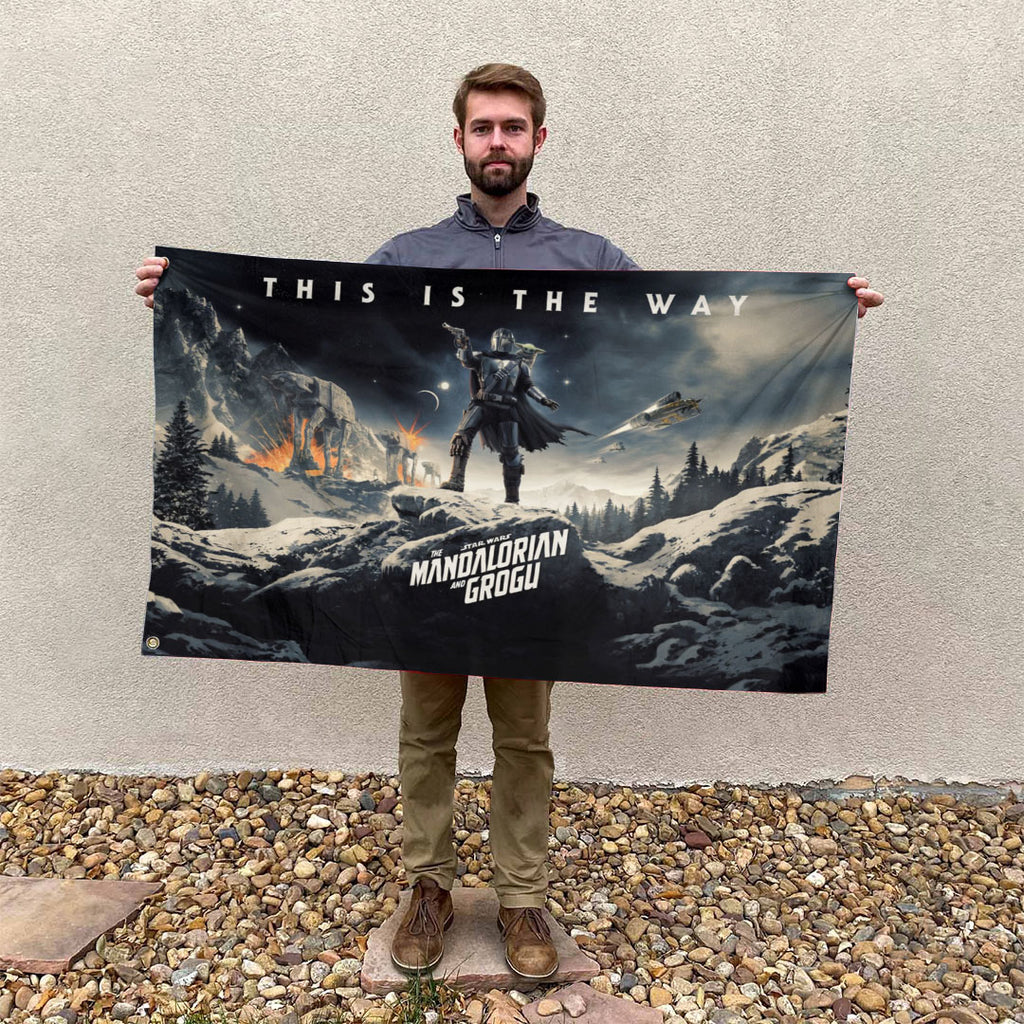 Star Wars: The Mandalorian and Grogu 3D Double-side House Flag – TANTN22902