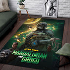 Star Wars: The Mandalorian and Grogu Rectangular Rug – TMTHU6951