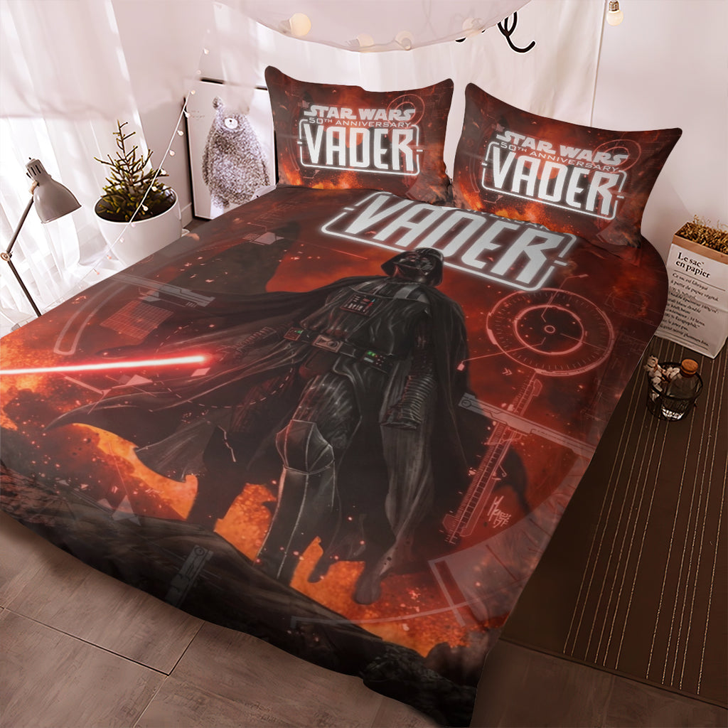 Star Wars x Darth Vader 50th Anniversary 2027 3-Piece Duvet Bedding Set – TMTHU6017