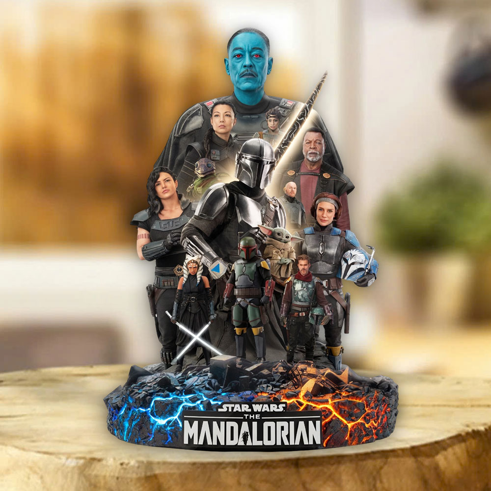 Star Wars x Mandalorian Custom Shape Acrylic Plaque – TMTHU6077
