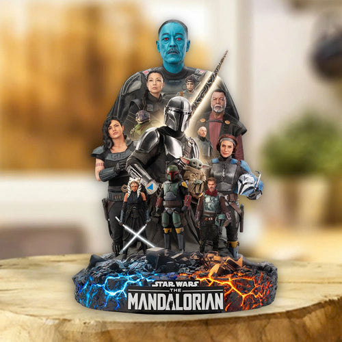 Star Wars x Mandalorian Custom Shape Acrylic Plaque – TMTHU6077