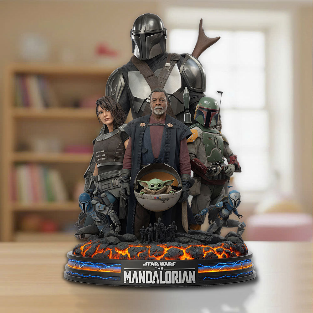 Star Wars x Mandalorian Custom Shape Acrylic Plaque – TMTHU6092