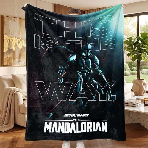 Star Wars x The Mandalorian Fleece Blanket – TMTHU8652