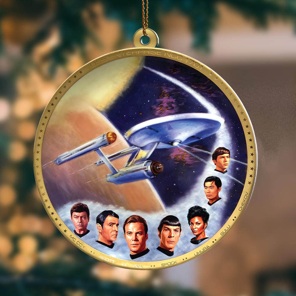Star Trek Custom Shape 2-sided Acrylic Ornament – HOATT14925