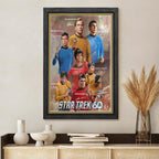 Star Trek 60th Anniversary Rectangle Canvas With Inner Frame – HOATT16418