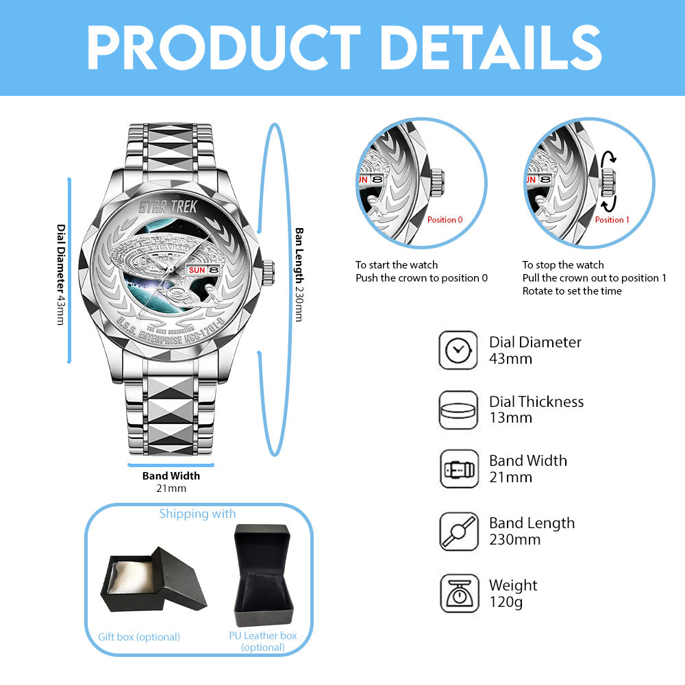 Star Trek Alloy Luxury Quartz Watch – TANTN17228