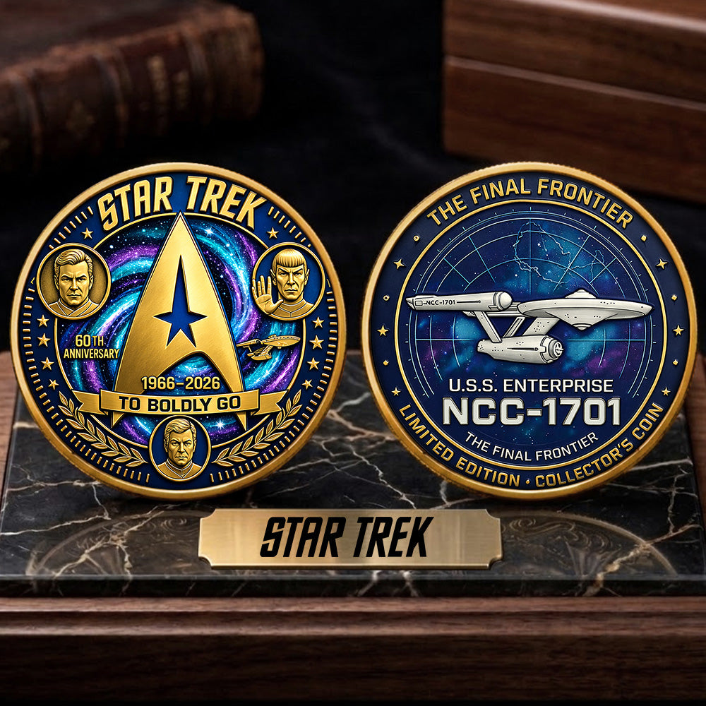 Star Trek 60th Anniversary Commemorative Coin – GNE5408