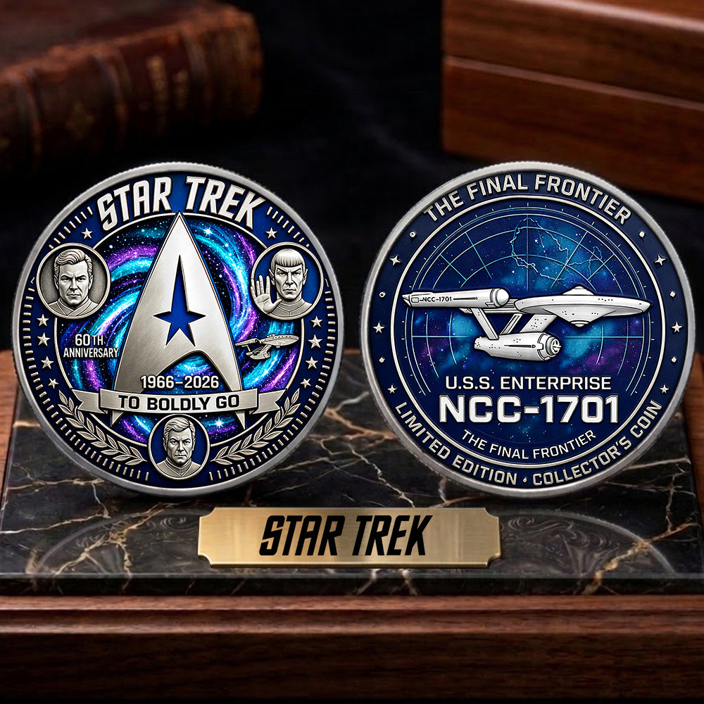 Star Trek 60th Anniversary Commemorative Coin – GNE5408
