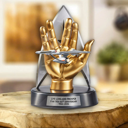 Star Trek 60th Anniversary Custom Shape Acrylic Plaque – VANDH5003