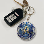 Star Trek 60th Anniversary 2026 Custom Shape 2-sided Keychain – TANTN21390