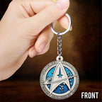 Star Trek 60th Anniversary Custom Shape 2-sided Keychain – MAITM15251