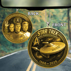 Star Trek 60th Anniversary Custom shape 2-sided Acrylic Car Ornament – MAITM14935