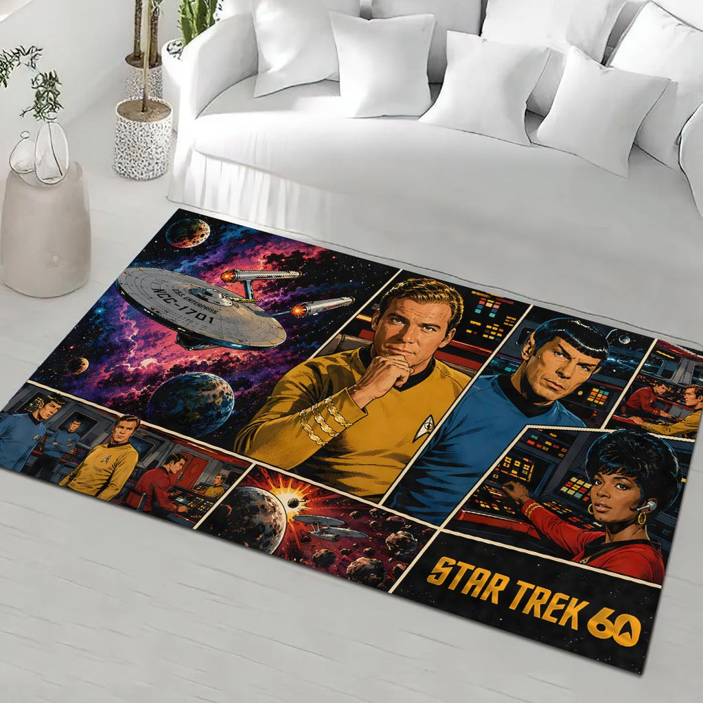Star Trek 60th Anniversary Rectangular Rug – HOATT19911