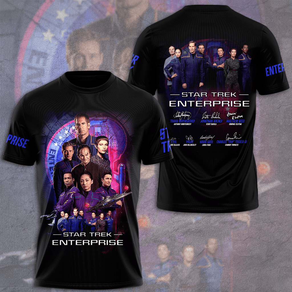 Star Trek: Enterprise 3D Apparel – TMTHU1709